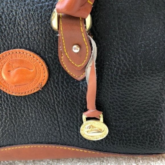 DOONEY & BOURKE Vintage 90's Leather Handbag - Picture 3 of 8